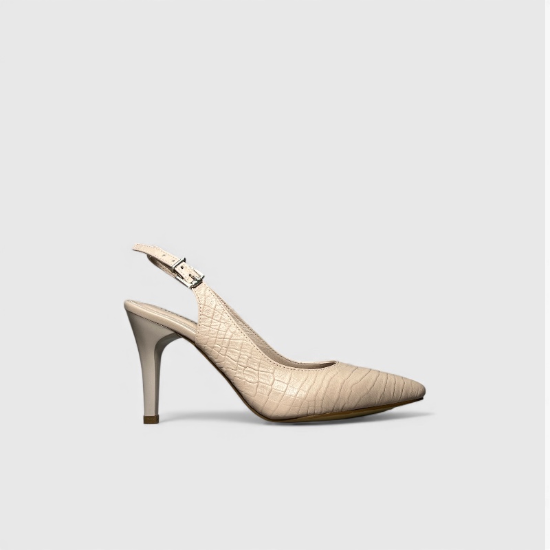 SALON CHANEL CROCO NUDE